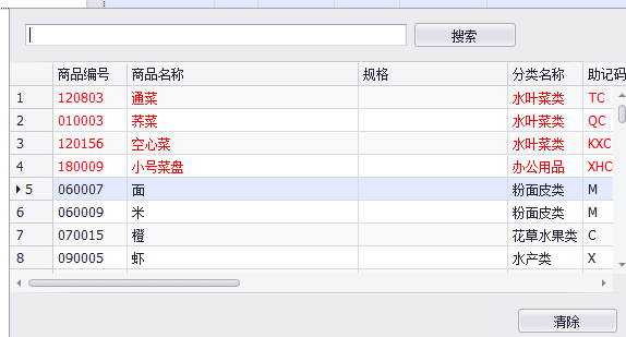 采购进货单自动显示常送或已定价菜品